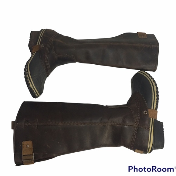 Sorel Slim Pack Riding Tall Boots - Brown, Size 6 - Picture 13 of 15